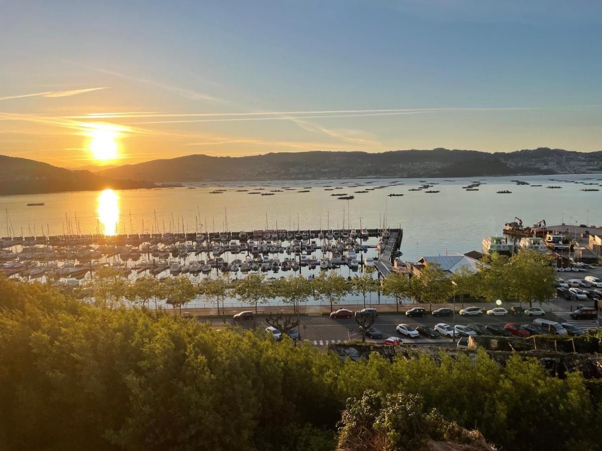 Ferienwohnung Mirador Puerto Nautico, Con Parking Gratis, Moaña Exterior foto