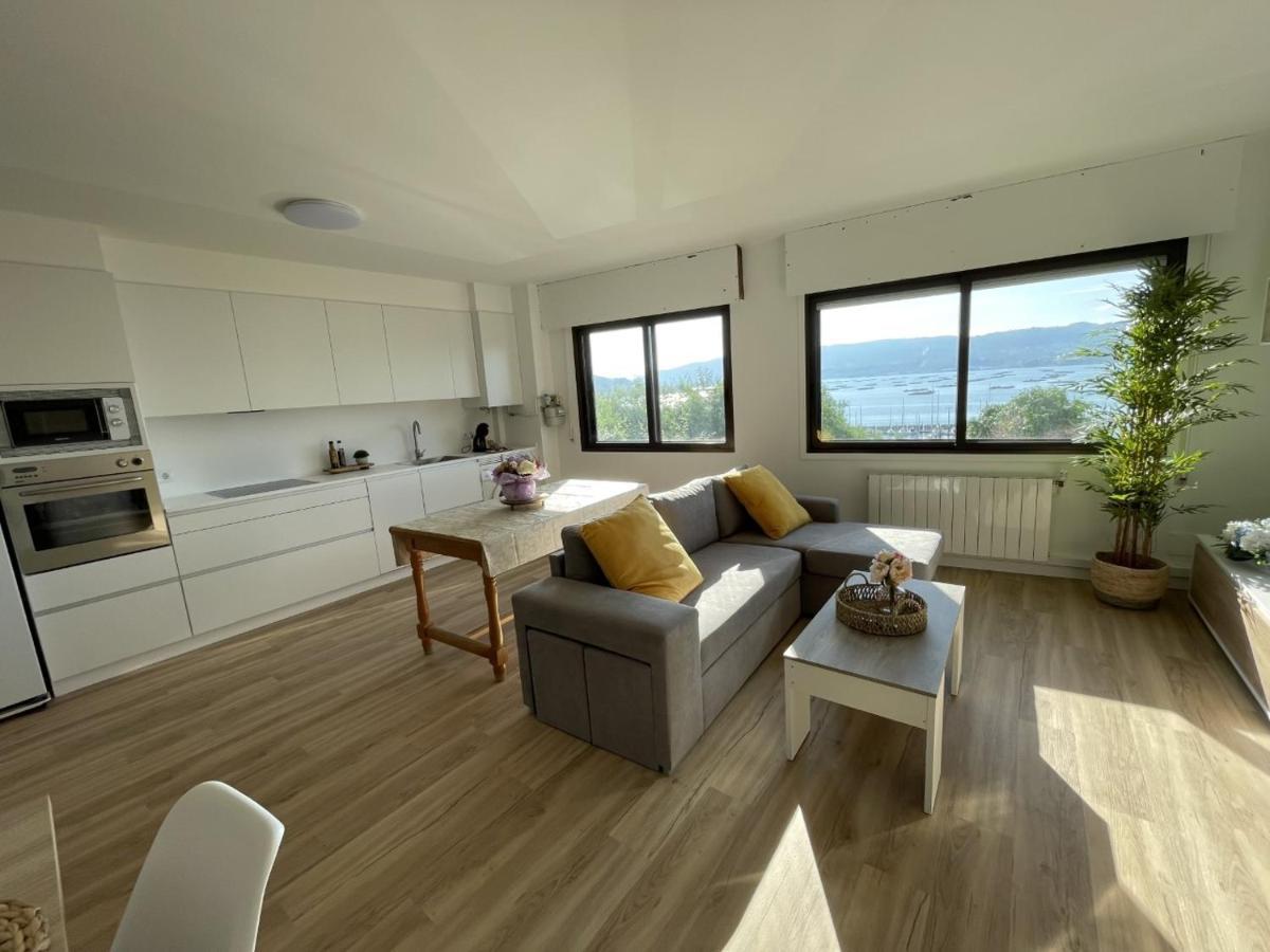 Ferienwohnung Mirador Puerto Nautico, Con Parking Gratis, Moaña Exterior foto