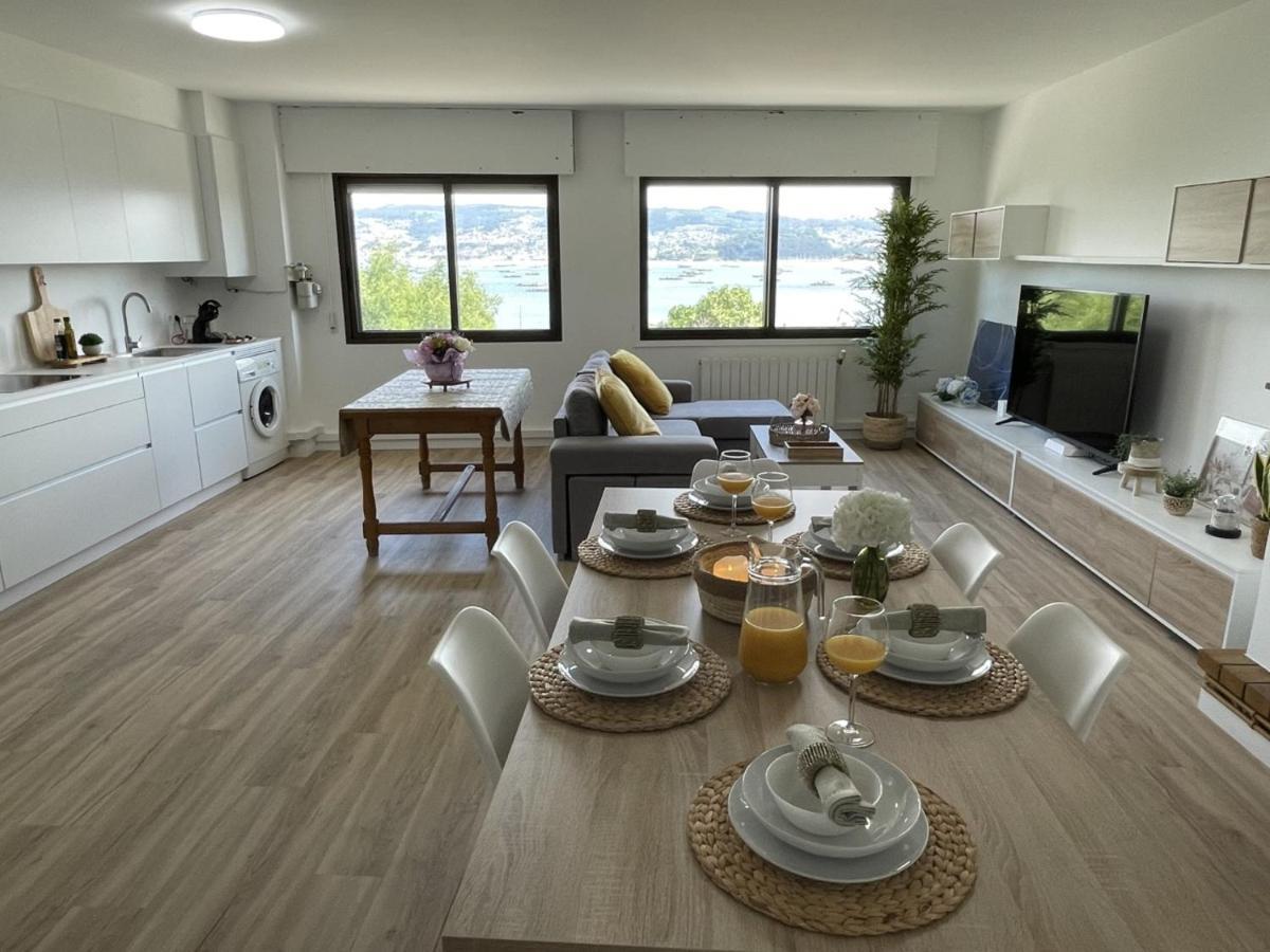 Ferienwohnung Mirador Puerto Nautico, Con Parking Gratis, Moaña Exterior foto