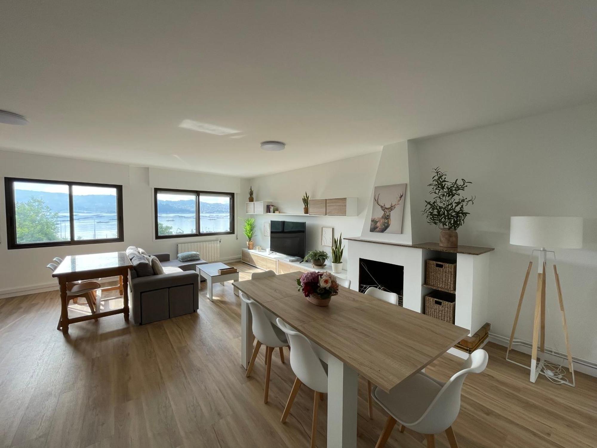 Ferienwohnung Mirador Puerto Nautico, Con Parking Gratis, Moaña Exterior foto