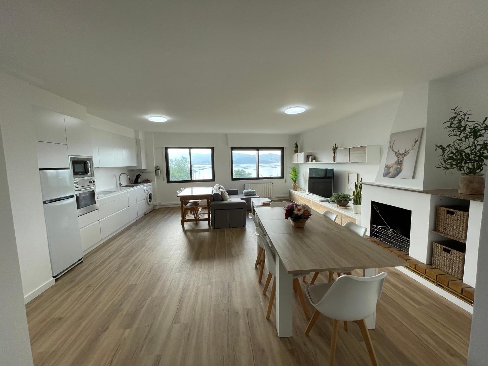 Ferienwohnung Mirador Puerto Nautico, Con Parking Gratis, Moaña Exterior foto