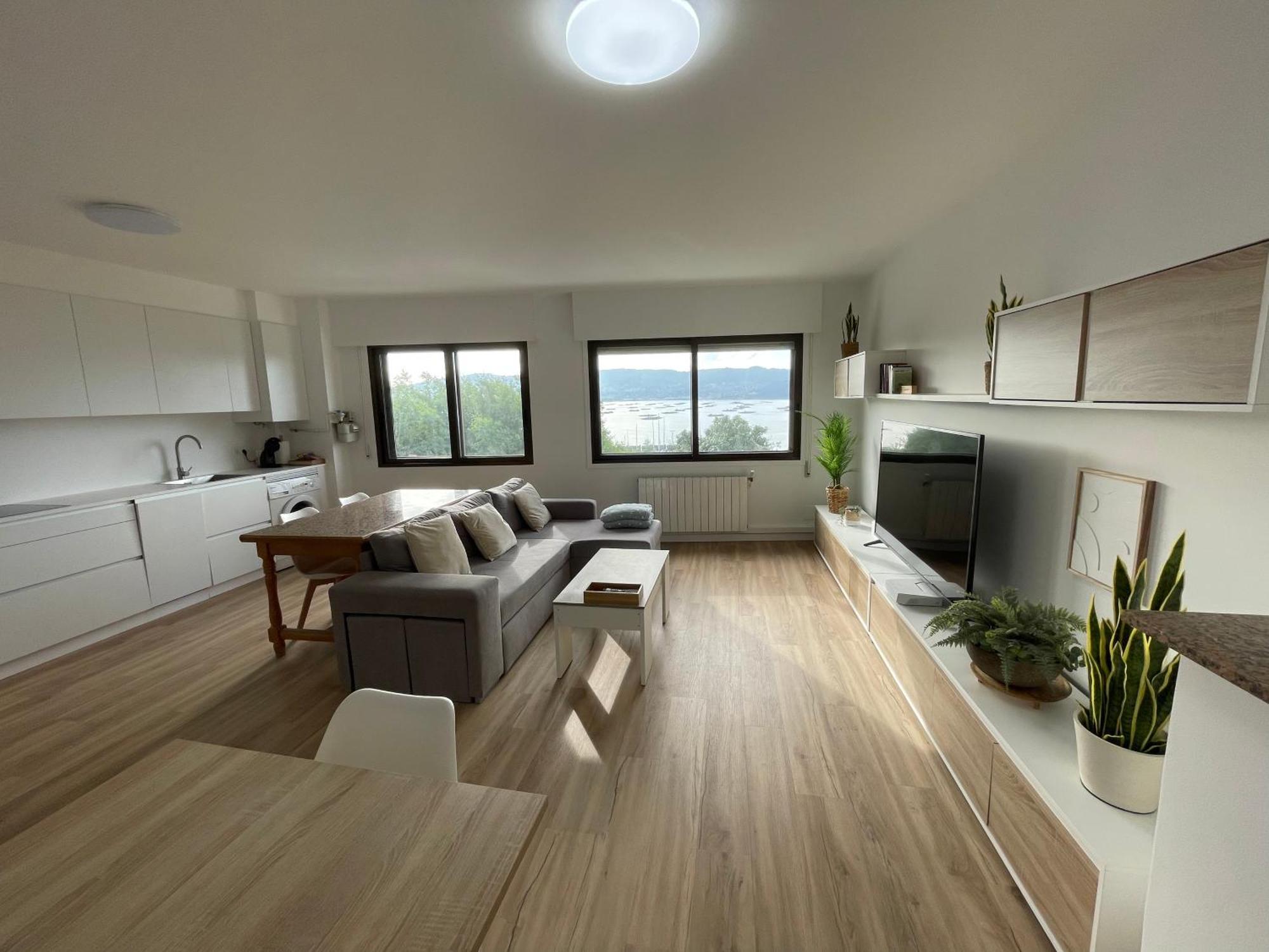 Ferienwohnung Mirador Puerto Nautico, Con Parking Gratis, Moaña Exterior foto