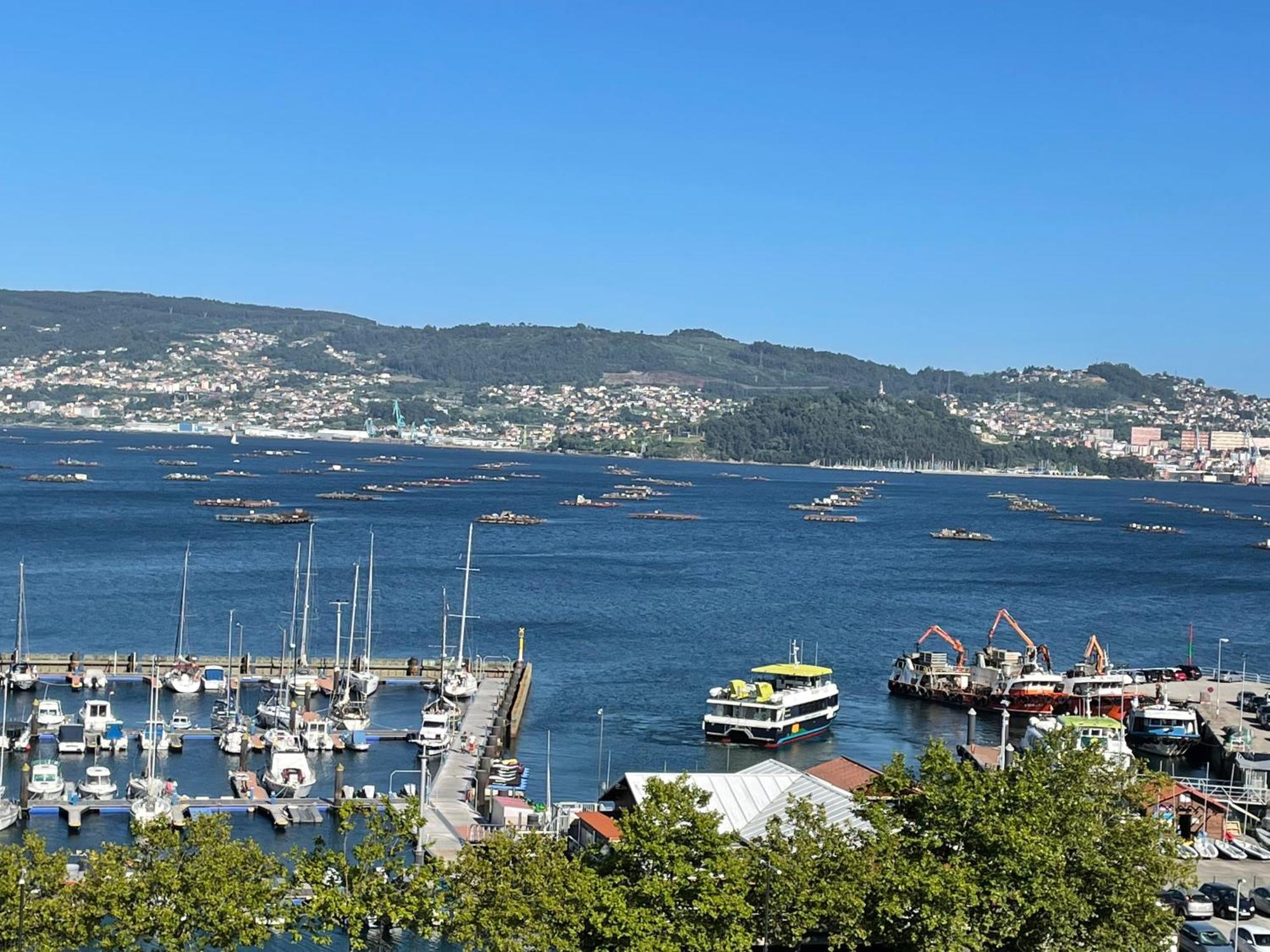 Ferienwohnung Mirador Puerto Nautico, Con Parking Gratis, Moaña Exterior foto